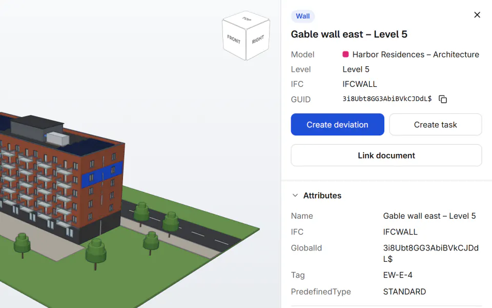 Screenshot from Fidrel: Log what you see in the model as an issue