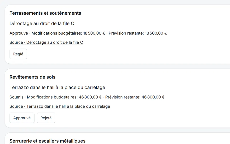 Capture d’écran de Fidrel : Le budget ne change que si quelqu’un le décide