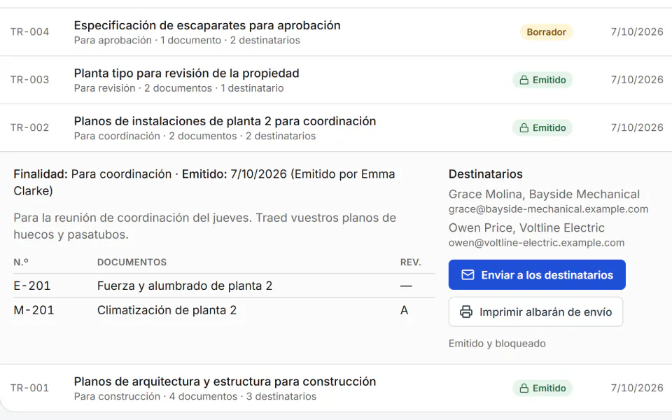 Captura de pantalla de Fidrel: Lo que se envió se puede enseñar