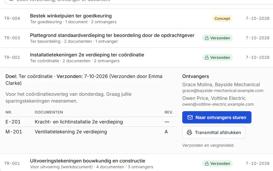 Schermafbeelding van Fidrel: Wat is verzonden, kunt u laten zien