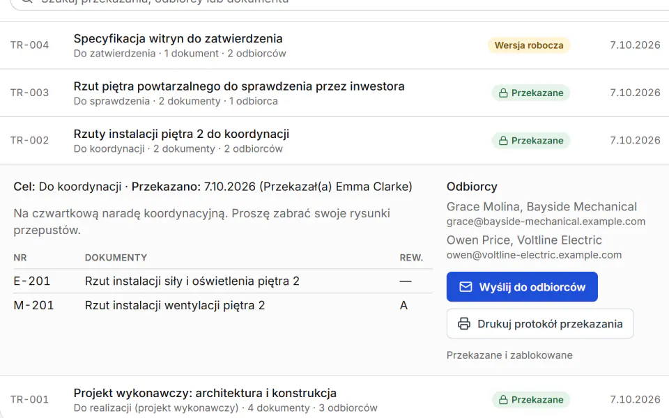 Zrzut ekranu z Fidrel: To, co przekazano, można wykazać