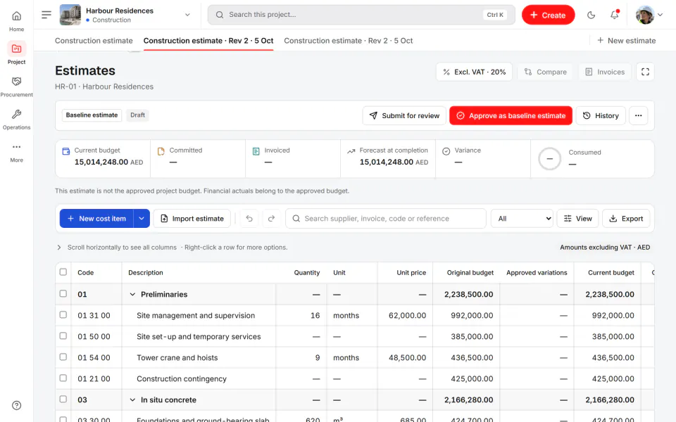 Screenshot from Fidrel: Draft