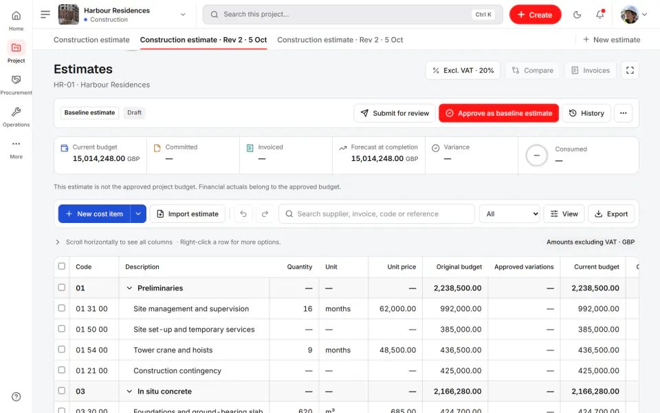 Screenshot from Fidrel: Draft