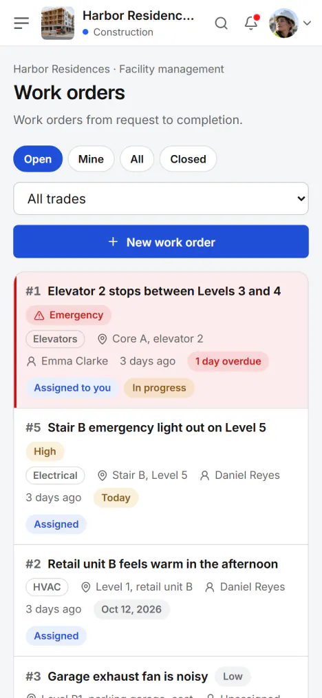 Screenshot from Fidrel: Report it where you see it