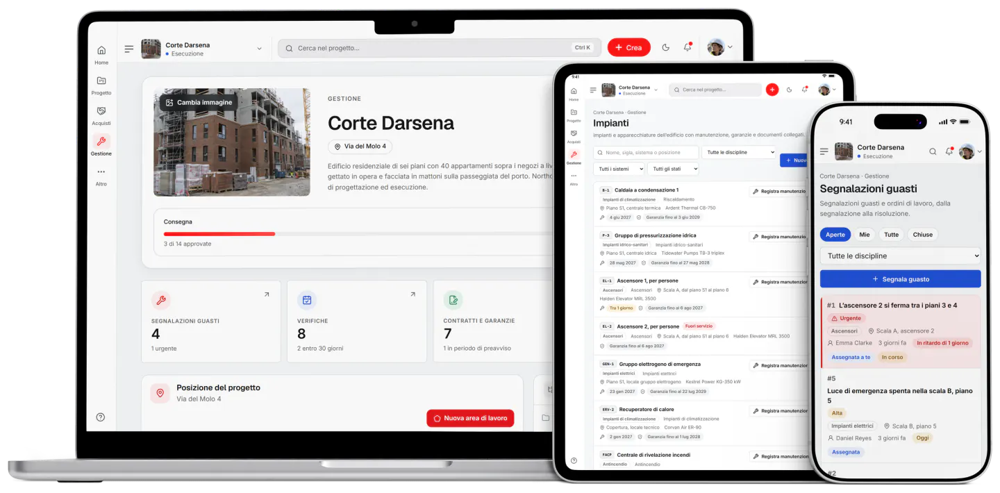 Schermata di Fidrel: Gestione