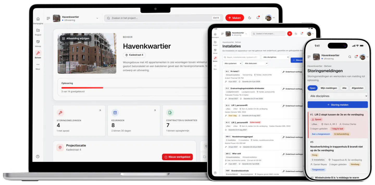 Schermafbeelding van Fidrel: Beheer