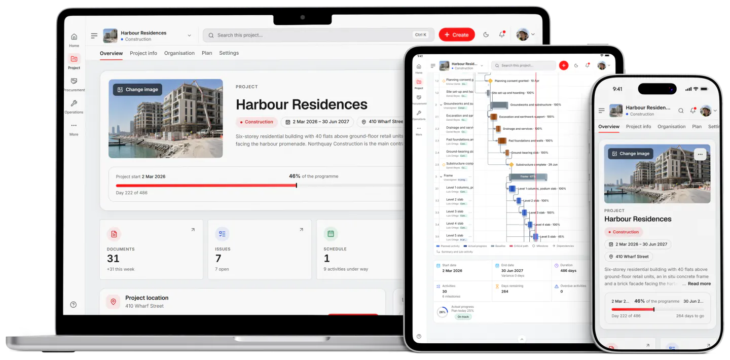 Screenshot from Fidrel: The project platform