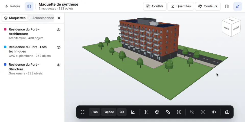 Capture d’écran de Fidrel : BIM & 3D