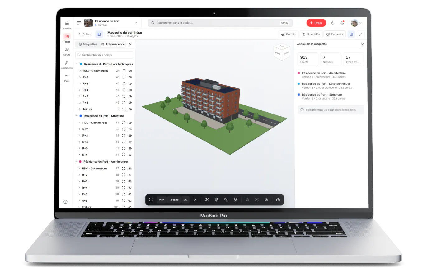 Capture d’écran de Fidrel : BIM & 3D